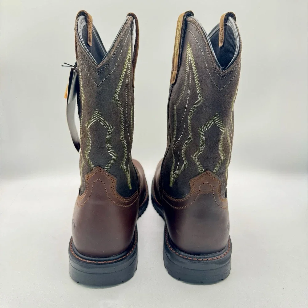 Ariat Rigtek H2O Boots Men's Size 10.5 D Brown Leather Composite Toe